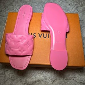 Louis Vuitton Pink Revival Flat Mule